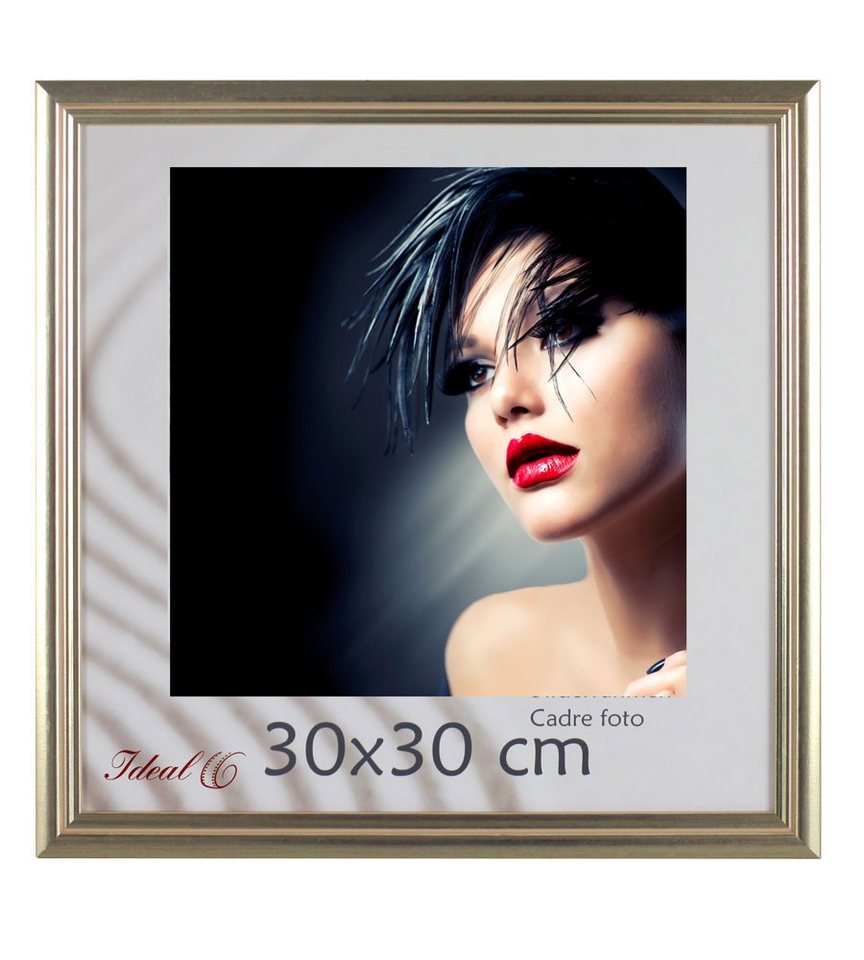 IDEAL TREND Bilderrahmen Artos Holz Bilderrahmen Acrylglas Plexi Lifestyle Foto Rahmen Collage Wanddeko Poster von IDEAL TREND