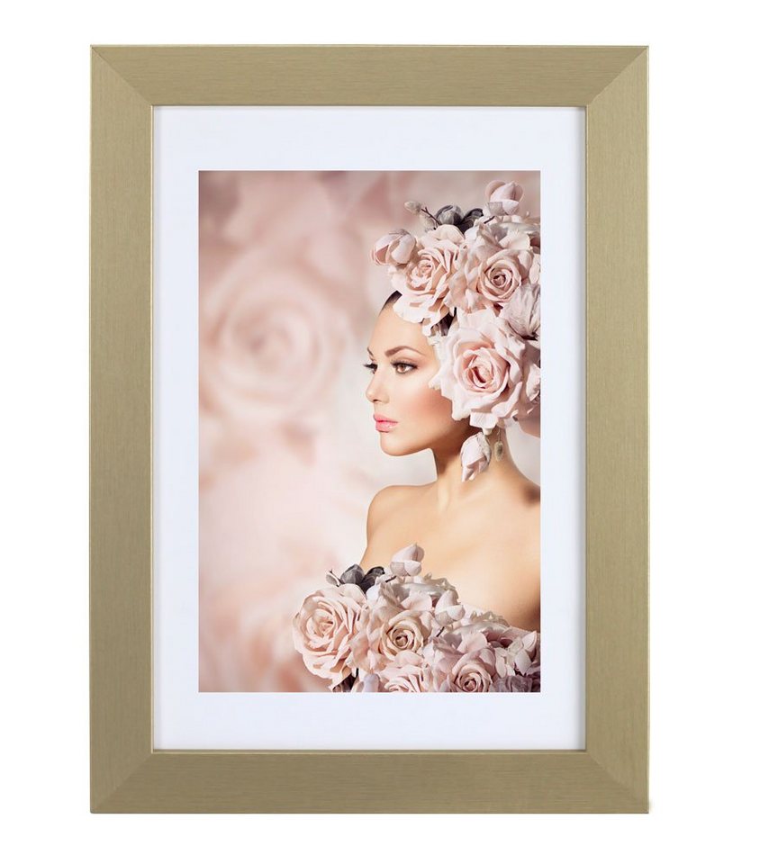 IDEAL TREND Bilderrahmen Bilderrahmen Holz Rahmen Plexi Acryl Collage Wanddeko Poster quadratis, für 1 Bilder (1 St), bruchsicheres Kunststoffglas von IDEAL TREND