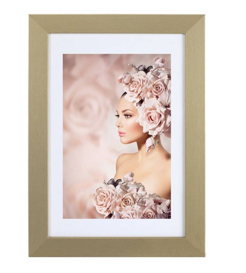 IDEAL TREND Bilderrahmen Bilderrahmen Holz Rahmen Plexi Acryl Collage Wanddeko Poster quadratis, für 1 Bilder (1 St), bruchsicheres Kunststoffglas von IDEAL TREND