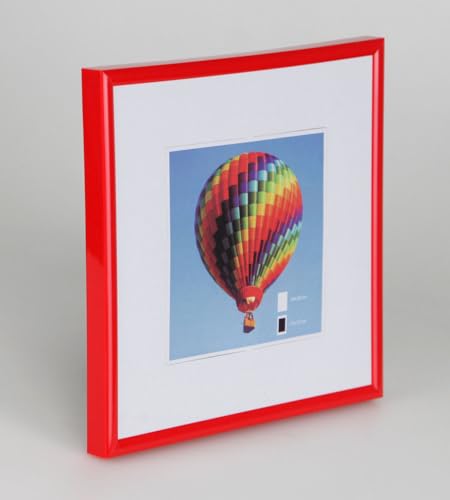 IDEAL TREND Bilderrahmen mit Klarglas quadratisch fotorahmen Kunststoff Posterrahmen Vintage Collage Picture Frame New Lifestyle: Farbe: Rot | Format: 40x40 IDEAL TREND Bilderrahmen mit Klarglas quadratisch fotorahmen Kunststoff Posterrahmen Vintage Collage Picture Frame New Lifestyle: Farbe: Rot | Format: 40x40 von IDEAL TREND