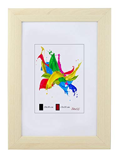 IDEAL TREND Denver Holz Bilderrahmen Wanddeko Collage Poster Bilder Foto Rahmen: Farbe: Natur Hell | Format: 21x30 von IDEAL TREND