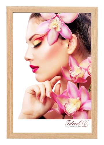IDEAL TREND Holzbilderrahmen Der Rahmen für Ihre Erinnerungen Bilder Foto Rahmen Bildträger: Farbe: Natur | Format: 18x24 von IDEAL TREND