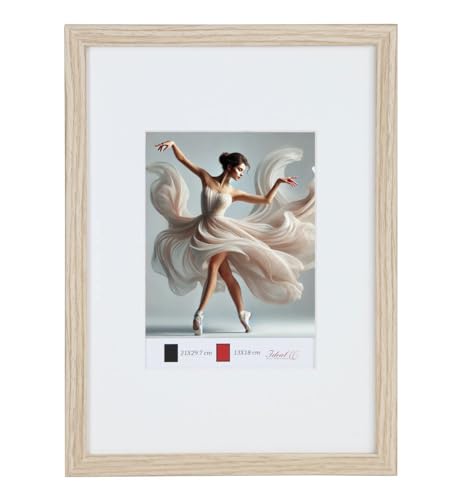 IDEAL TREND Holzbilderrahmen mit Passepartout Elegantes Design Foto Rahmen Collage Wanddeko HR-5 Poster: Farbe: Eiche | Format: 21x29,7 DIN A4 IDEAL TREND Holzbilderrahmen mit Passepartout Elegantes Design Foto Rahmen Collage Wanddeko HR-5 Poster: Farbe: Eiche | Format: 21x29,7 DIN A4 von IDEAL TREND