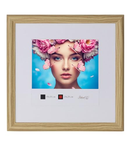 IDEAL TREND Holzrahmen mit Kunststoffglas Bilderrahmen MDF-Rahmen Collage Wandrahmen Fotorahmen HR-22: Farbe: Natur | Format: 30x30 IDEAL TREND Holzrahmen mit Kunststoffglas Bilderrahmen MDF-Rahmen Collage Wandrahmen Fotorahmen HR-22: Farbe: Natur | Format: 30x30 von IDEAL TREND