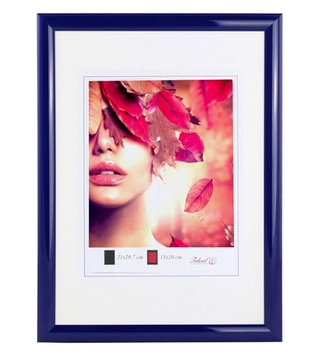 IDEAL TREND Moderner Bilderrahmen mit echtem Glas für wertvolle Erinnerungen Bilder Foto Rahmen mit abgerundetem Profil: Farbe: Blau | Format: 40x40 IDEAL TREND Moderner Bilderrahmen mit echtem Glas für wertvolle Erinnerungen Bilder Foto Rahmen mit abgerundetem Profil: Farbe: Blau | Format: 40x40 von IDEAL TREND