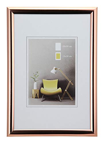 IDEAL TREND Studio Line Kunststoff Bilderrahmen Wanddeko Collage Poster Foto Rahmen: Farbe: Rose Gold | Format: 21x29,7 (DIN A4) von IDEAL TREND