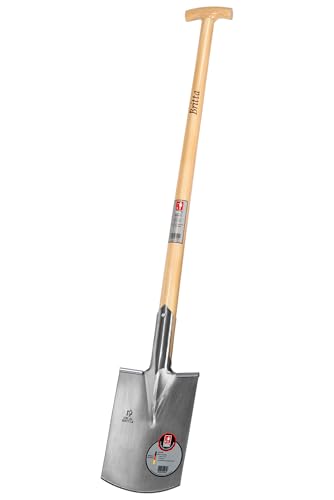 IDEAL-Britta Damenspaten – Gärtner Form mit 85 cm Eschen-T-Stiel | Extra Leichter Spaten für zierliche Personen | Allround-Gartenspaten für mittelfeste Böden | ergonomisch & langlebig IDEAL-Britta Damenspaten – Gärtner Form mit 85 cm Eschen-T-Stiel | Extra Leichter Spaten für zierliche Personen | Allround-Gartenspaten für mittelfeste Böden | ergonomisch & langlebig von IDEAL