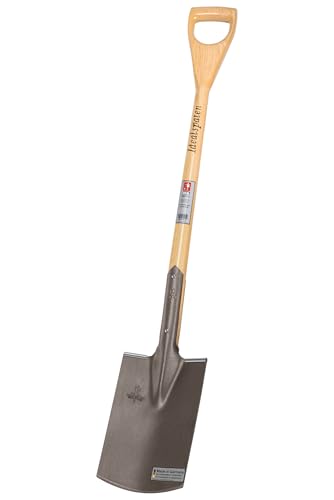 IDEAL-Bauspaten Gärtner Form | für mittelfeste, leicht steinige Böden | gestrahlter Doppelfederspaten, selbstschärfend, mit Tritt, Eschen-D-Stiel 85 cm IDEAL-Bauspaten Gärtner Form | für mittelfeste, leicht steinige Böden | gestrahlter Doppelfederspaten, selbstschärfend, mit Tritt, Eschen-D-Stiel 85 cm von IDEAL