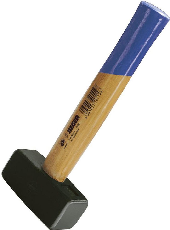 IDEAL Hammer Ideal Fäustel 1500 g Hickorystiel VPA/GS gep von IDEAL