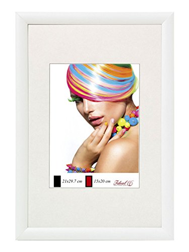 Ideal Trend Kunststoff Bilderrahmen Wanddeko Collage Foto Poster Frame Bilder Foto Rahmen: Farbe: Weiß | Format: 40x60 von Ideal