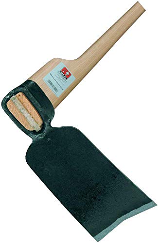 Idealspaten 815648 Rheinische Hacke,Gewicht g: 700,Blattgröße mm: 185 x 110, Größe 1,135 cm Eschen-Stiel von IDEAL