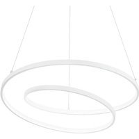 Oz Dimmbare Swirl Integrierte LED-Pendel-Deckenleuchte Weiß, 3000K - Ideal Lux von IDEAL LUX