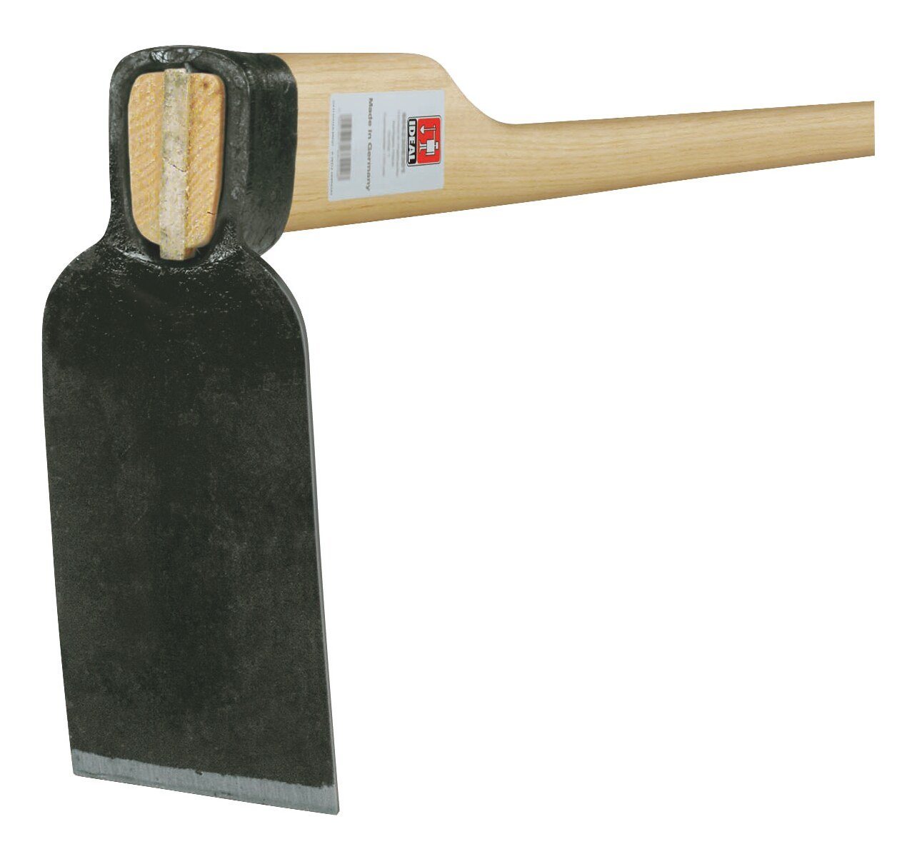 IDEALSPATEN Gartenhacke, 12 cm Arbeitsbreite, Reuthacke 1,5 kg Eschen-Stiel 1350 mm von IDEALSPATEN