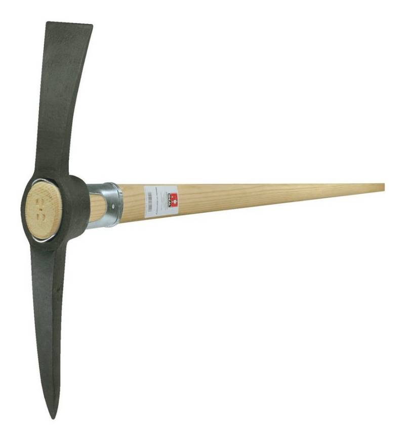 IDEALSPATEN Gartenhacke, Kreuzhacke Stahl schwarz lackiert 1,5 kg mit Stiel von IDEALSPATEN