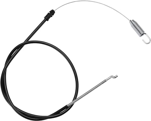 IDEASURE Zugseil passend für Toro 20332 Rasenmäher – 114,5 cm Kabellänge 86,4 cm Rohrlänge Schwarz Kabel Silber Feder von IDEASURE