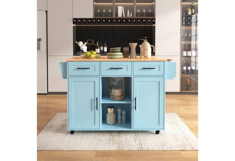 IDEASY Anrichte Esswagen/Anrichte, klappbare Arbeitsplatte, geeignet für Küche (1 St) von IDEASY