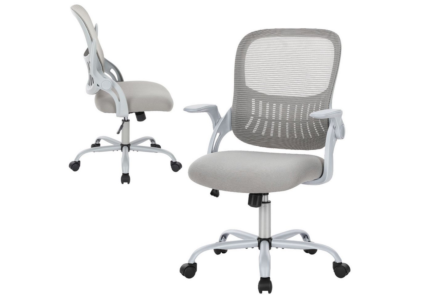 IDEASY Armlehnstuhl Chefsessel Bürostuhl Stoff Schreibtischstuhl Office Chair, Sessel mit verstellbarer Rückenlehne und Höhe, drehbaren Rädern IDEASY Armlehnstuhl Chefsessel Bürostuhl Stoff Schreibtischstuhl Office Chair, Sessel mit verstellbarer Rückenlehne und Höhe, drehbaren Rädern von IDEASY