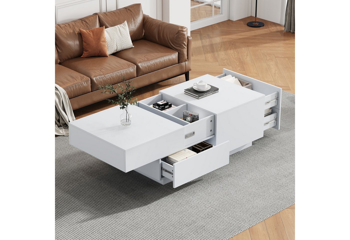 IDEASY Couchtisch Mod. Couchtisch mit 4 Schubladen & verschiebb. Platte IDEASY Couchtisch Mod. Couchtisch mit 4 Schubladen & verschiebb. Platte von IDEASY