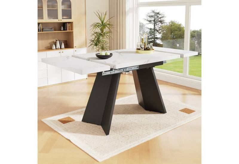 IDEASY Esstisch Teleskop-Esstisch 99-159cm ausziehbar für Homeoffice & Wohnzimmer von IDEASY