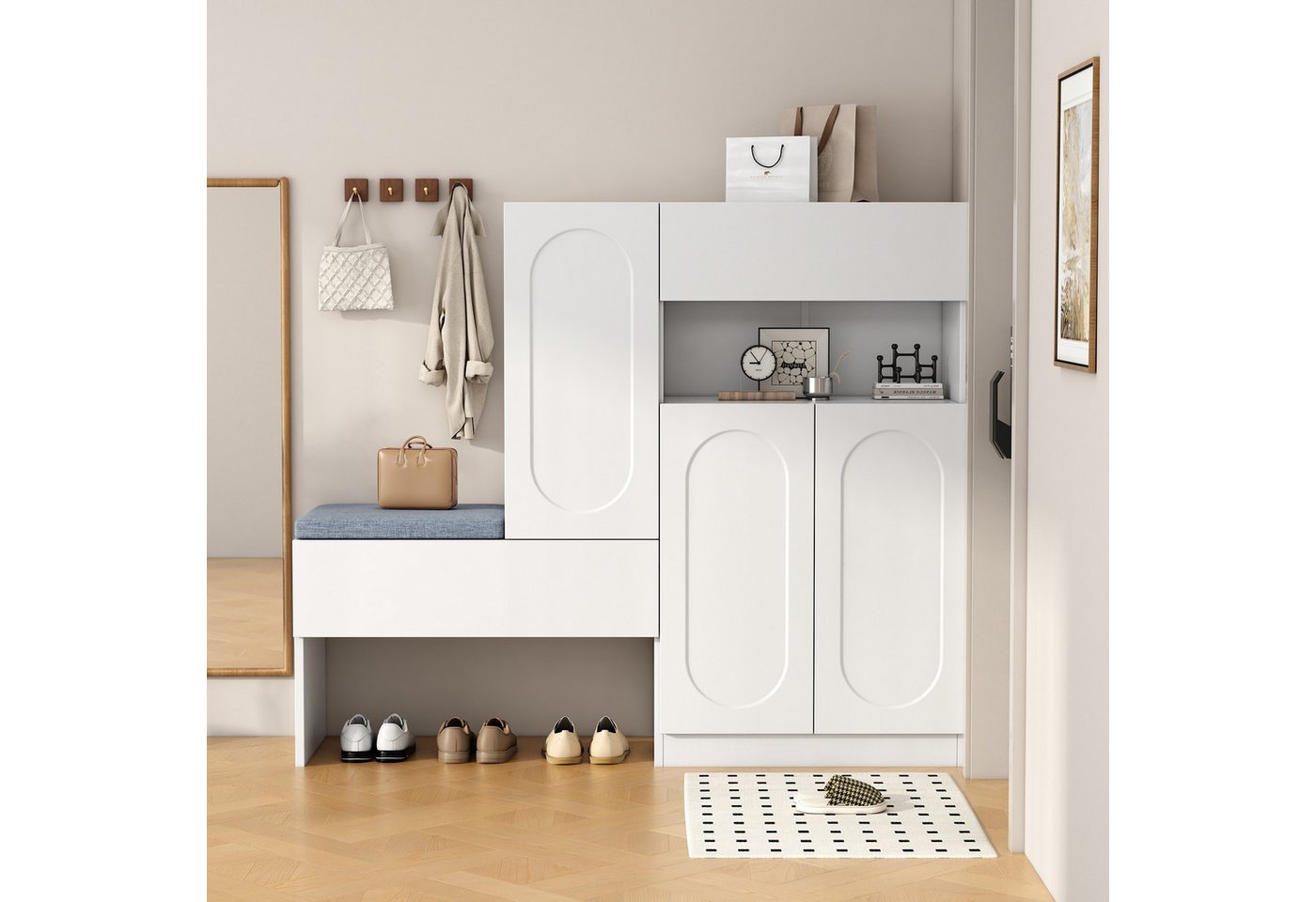 IDEASY Schuhschrank 2-in-1 Schuhschrank mit Sitzbank & Soft-Close IDEASY Schuhschrank 2-in-1 Schuhschrank mit Sitzbank & Soft-Close von IDEASY