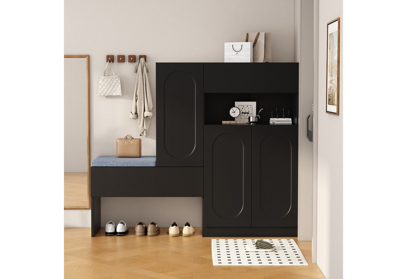 IDEASY Schuhschrank 2-in-1 Schuhschrank mit Sitzbank & Soft-Close IDEASY Schuhschrank 2-in-1 Schuhschrank mit Sitzbank & Soft-Close von IDEASY