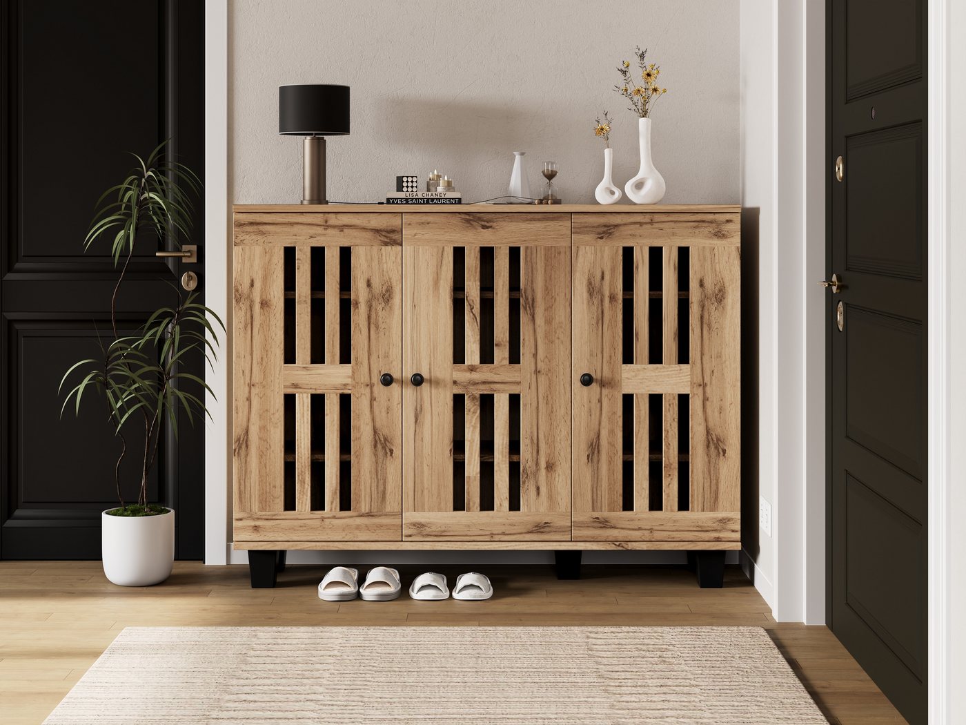 IDEASY Sideboard 3-türiges Sideboard mit 8 Fächern IDEASY Sideboard 3-türiges Sideboard mit 8 Fächern von IDEASY