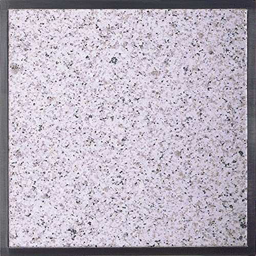IDEENREICH Granitfeld klein, 25 x 25 x 1,2 cm, Bianco Cristall, 1 Stück von IDEENREICH