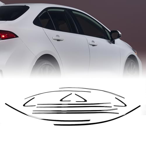 Fensterstreifen, Zierleisten, Dichtungsband, Dichtungsband, Dekor für Toyota Corolla 2019–2024 Fensterstreifen, Zierleisten, Dichtungsband, Dichtungsband, Dekor für Toyota Corolla 2019–2024 von IDENUONA