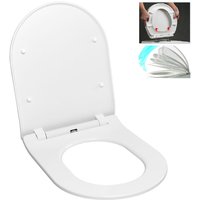 Idevit - Ultradünner WC-Deckel, Softclose anpassbar an die meisten Toilettenschüsseln, weiß (EASYSLIM44) von IDEVIT