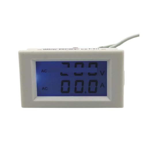 Dual LCD display Voltage and current meter blue backlight panel voltmeter ammeter range AC 80-300V 0-50.0A D85 IDGTTLDF Dual LCD display Voltage and current meter blue backlight panel voltmeter ammeter range AC 80-300V 0-50.0A D85 IDGTTLDF von IDGTTLDF