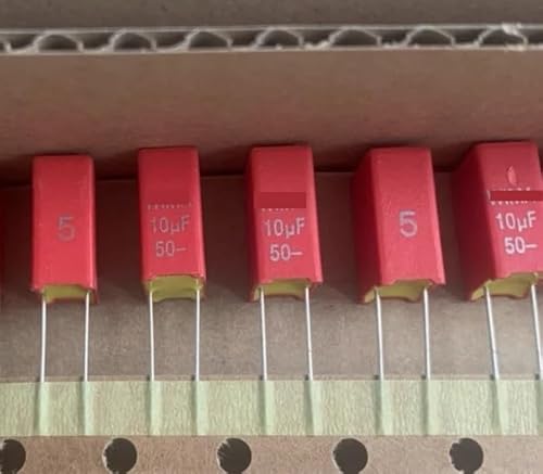IDGTTLDF 5PCS 50v 10UF Capacitor 10000nF 5MM von IDGTTLDF