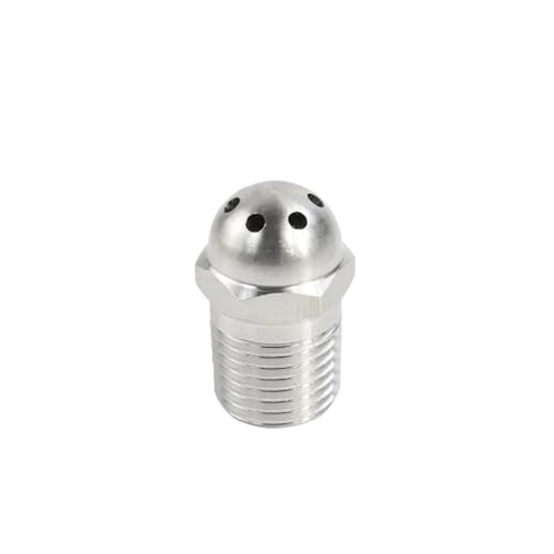 IDGTTLDF 6 Holes to 1/4" BSP Male Thread 304 Stainless Steel Spraying Nozzle Round Head Washing Cleaning Cooling Sprinkler IDGTTLDF 6 Holes to 1/4" BSP Male Thread 304 Stainless Steel Spraying Nozzle Round Head Washing Cleaning Cooling Sprinkler von IDGTTLDF