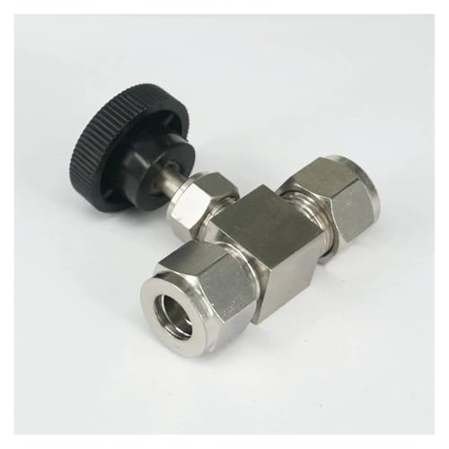 IDGTTLDF Fit Tube O/D 3mm Stainless Steel 304 Shut Off Valve Straight Flow Control Needle Valve Compression Fitting 6.4 Mpa IDGTTLDF Fit Tube O/D 3mm Stainless Steel 304 Shut Off Valve Straight Flow Control Needle Valve Compression Fitting 6.4 Mpa von IDGTTLDF
