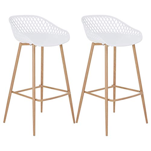 Barhocker IREK im Retro-Design, bequemer Tresenhocker im 2er Pack, praktischer Bistrostuhl aus Kunststoff Barhocker IREK im Retro-Design, bequemer Tresenhocker im 2er Pack, praktischer Bistrostuhl aus Kunststoff von IDIMEX