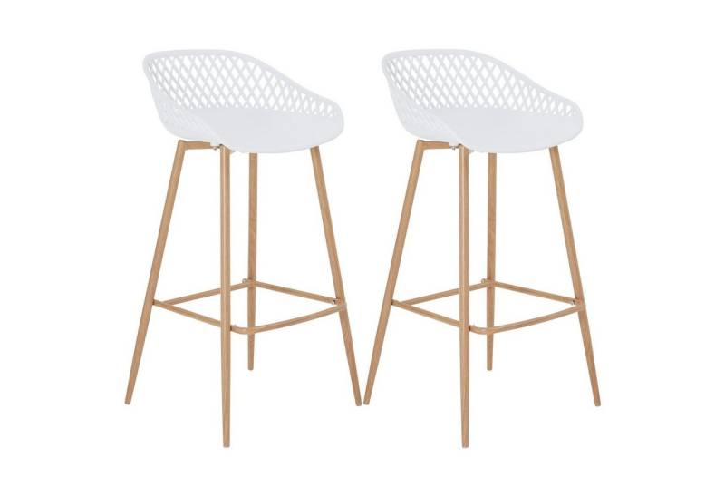 IDIMEX Barhocker IREK, Barhocker 2er Pack Barstuhl Theke Bar Hocker Tresenhocker Retro Design von IDIMEX