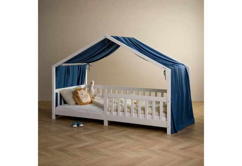 IDIMEX Betthimmel LIAN, Betthimmel Hausbett Deko, Musselin Baldachin aus 100% Baumwolle blau IDIMEX Betthimmel LIAN, Betthimmel Hausbett Deko, Musselin Baldachin aus 100% Baumwolle blau von IDIMEX