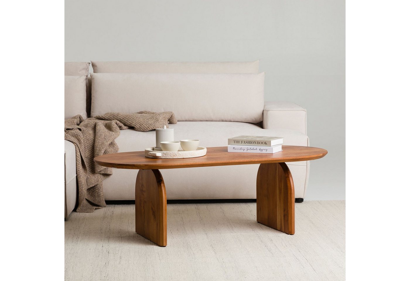 IDIMEX Couchtisch TAMIL, Beistelltisch 120x60 cm aus massivem Akazienholz mit Maserung Natur IDIMEX Couchtisch TAMIL, Beistelltisch 120x60 cm aus massivem Akazienholz mit Maserung Natur von IDIMEX