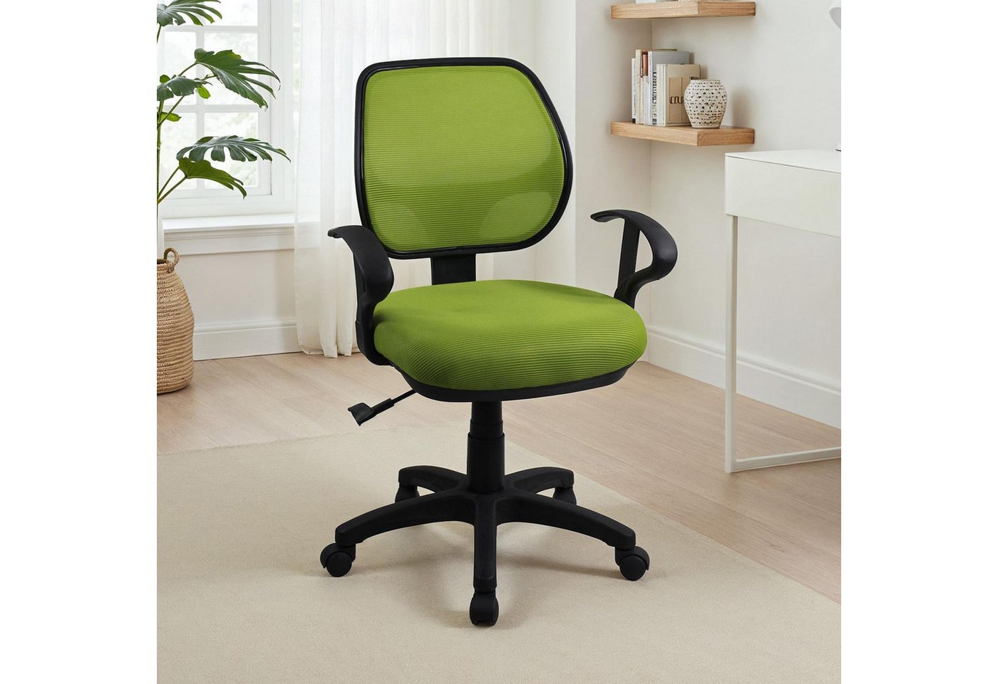 IDIMEX Drehstuhl, Bürostuhl Kinder höhenverstellbar Wipp- und Schwenkfunktion Grün IDIMEX Drehstuhl, Bürostuhl Kinder höhenverstellbar Wipp- und Schwenkfunktion Grün von IDIMEX