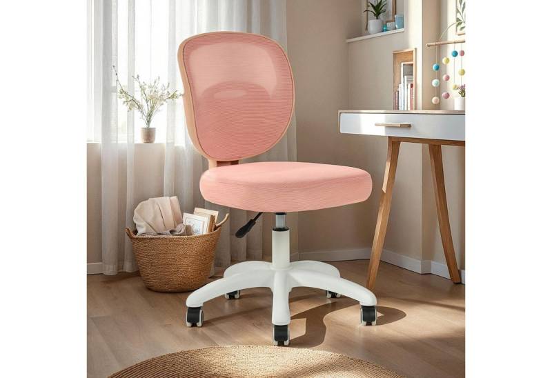 IDIMEX Drehstuhl MALYA, Kinderzimmer Schreibtischstuhl ergonomisch mit Rollen rosa von IDIMEX