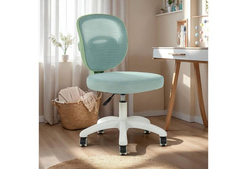 IDIMEX Drehstuhl MAYLA, Kinderzimmer Schreibtischstuhl ergonomisch mit Rollen grün von IDIMEX