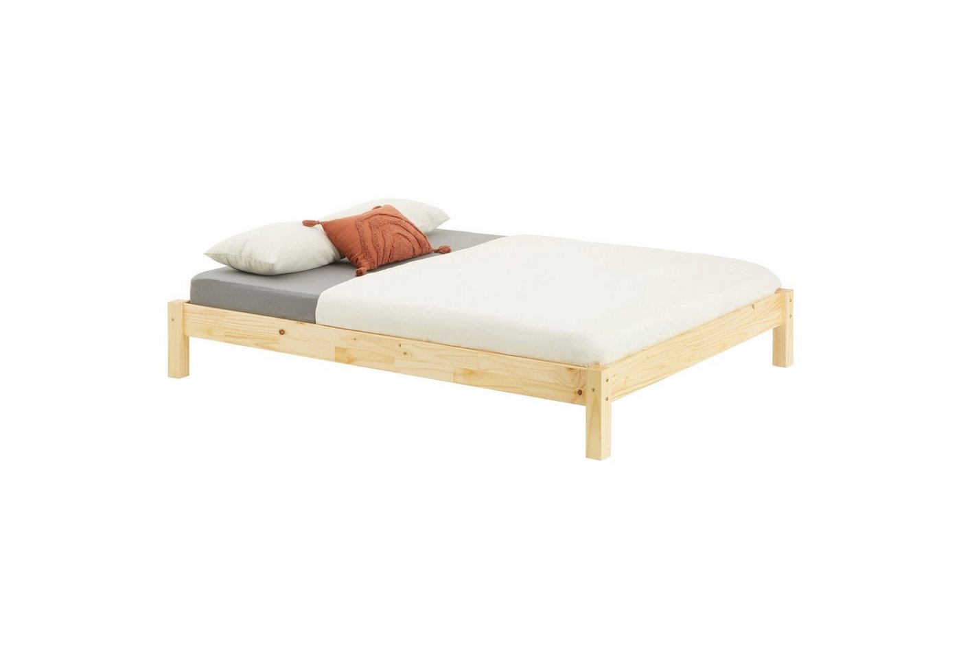 IDIMEX Futonbett TAIFUN, Futonbett Holzbett Bett Doppelbett natur 140 x 190 cm Bettgestell von IDIMEX