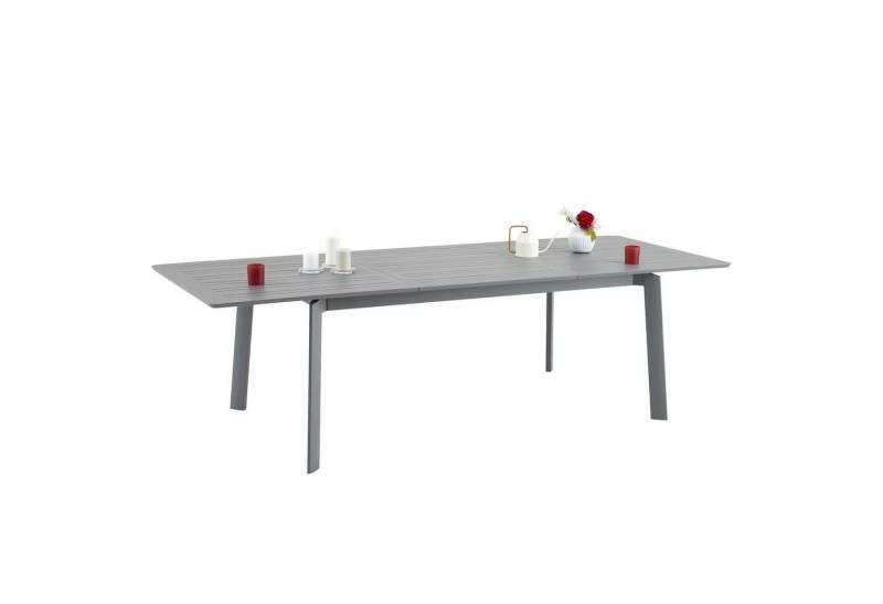 IDIMEX Gartentisch VERANO, Outdoor Tisch ausziehbar 180-260cm, Terrassen Tisch aus Alu anthrazit von IDIMEX