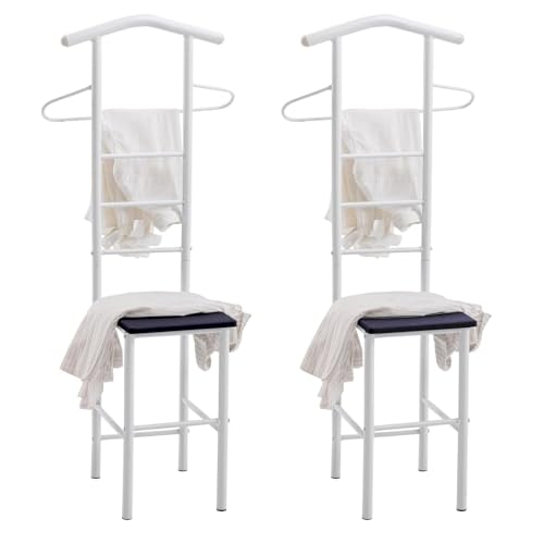 IDIMEX Herrendiener JIVO Kleiderständer Garderobenständer im 2er-Set, Metall Weiss und MDF in schwarz IDIMEX Herrendiener JIVO Kleiderständer Garderobenständer im 2er-Set, Metall Weiss und MDF in schwarz von IDIMEX