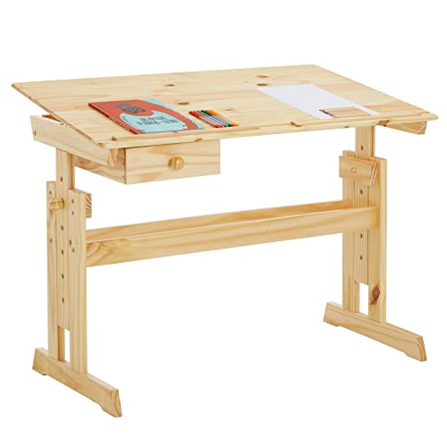 IDIMEX Kinderschreibtisch Flexi mit Kippfunktion und Höhenverstellung, praktischer Schreibtisch aus massiver Kiefer in Natur IDIMEX Kinderschreibtisch Flexi mit Kippfunktion und Höhenverstellung, praktischer Schreibtisch aus massiver Kiefer in Natur von IDIMEX