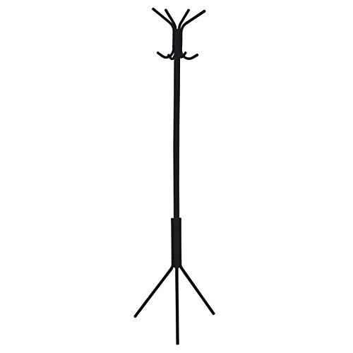 IDIMEX Kleiderständer Garderobenständer Arist Standgarderobe Kleiderstange aus Metall mit 8 Kleiderhaken, schwarz lackiert von IDIMEX
