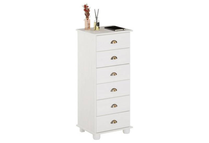 IDIMEX Kommode COLMAR, Kommode COLMAR, Schubladenschrank Apothekerschrank mit 6 Schubladen von IDIMEX