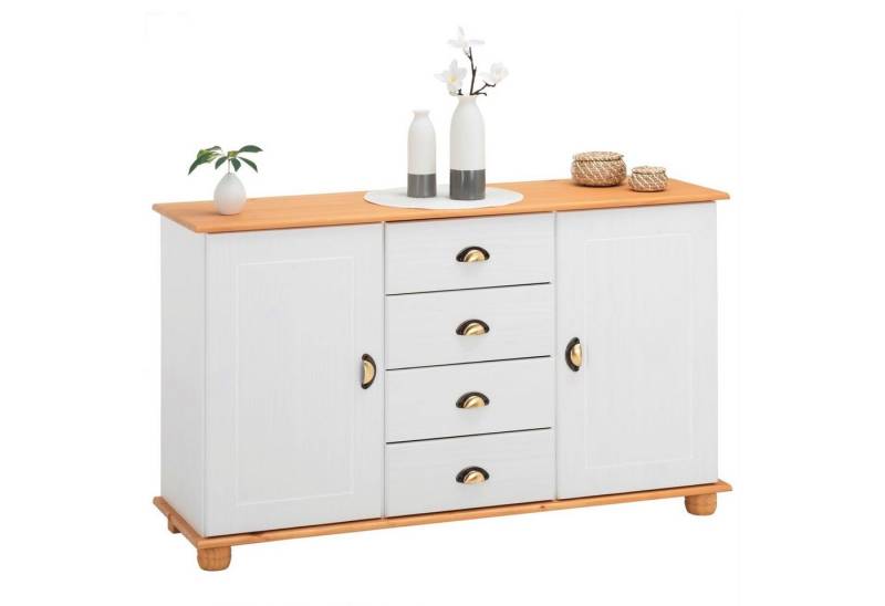 IDIMEX Kommode COLMAR, Sideboard Flur Kommode Sideboard Anrichte Landhausstil Kiefer massiv von IDIMEX
