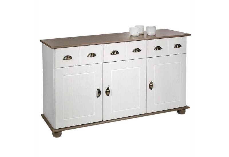 IDIMEX Kommode COLMAR, Sideboard COLMAR Anrichte Kommode Apothekenschrank Sideboard Kiefer ma von IDIMEX