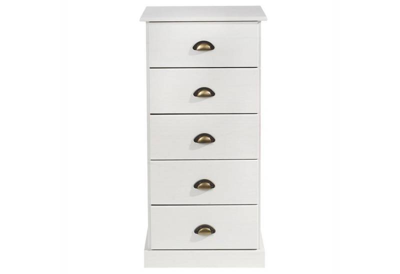 IDIMEX Kommode PARIS, Kommode mit 5 Schubladen Apothekerkommode Holzschrank Mehrzweckkommode von IDIMEX