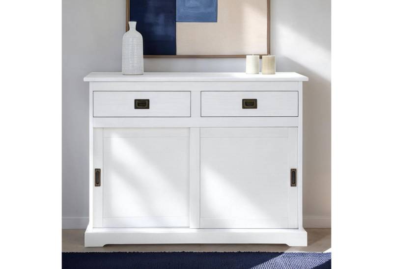 IDIMEX Kommode SAVONA, Sideboard Kommode 2 Schiebetüren 2 Schubladen Kiefer massiv, Buffetsch IDIMEX Kommode SAVONA, Sideboard Kommode 2 Schiebetüren 2 Schubladen Kiefer massiv, Buffetsch von IDIMEX
